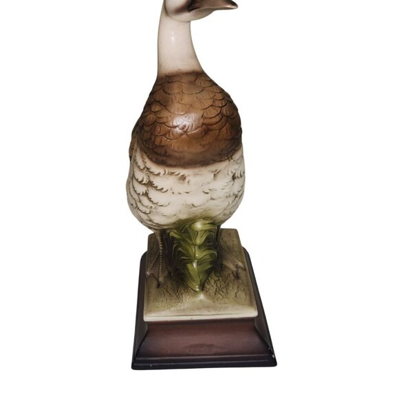 Ceramic Duck Attached Base Made in Japan Decorative Duck Statue - Picture 2 of 9